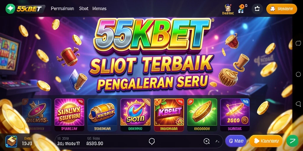 Gameplay Slot seru di 55KBET dengan tema menarik.