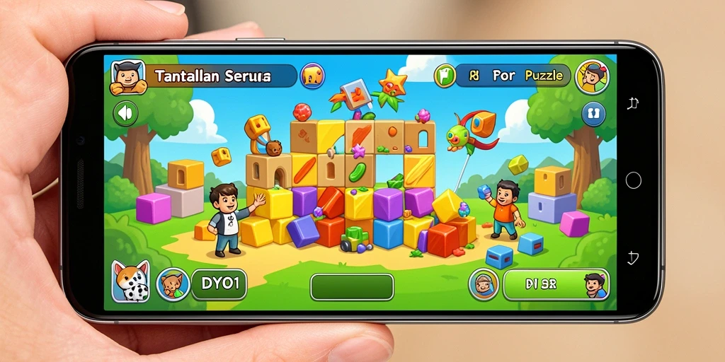 Screenshot DYO1 menampilkan gameplay yang menantang dan interaktif.