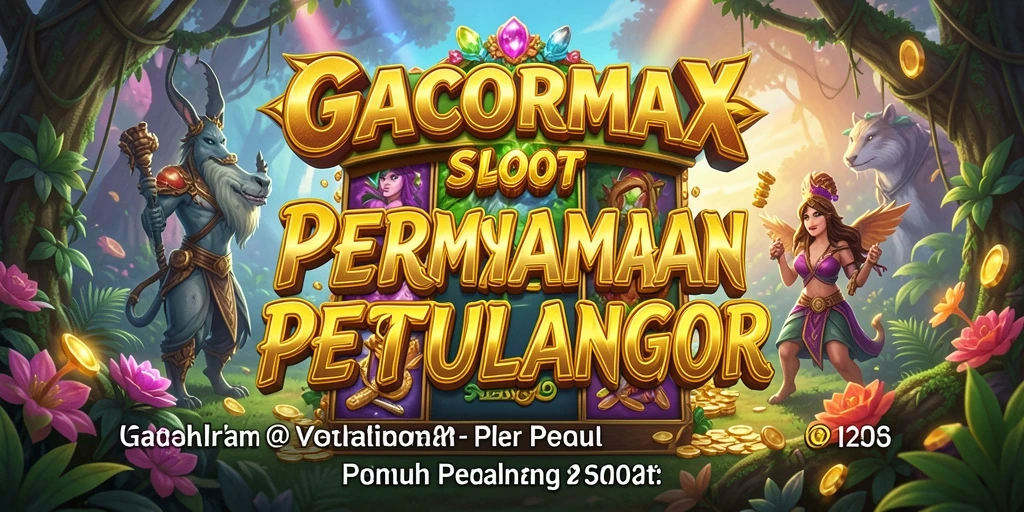 Tampilan gameplay Slot GACORMAX yang menarik dan penuh warna.