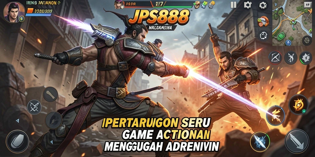 Tangkapan layar JPS888 menampilkan aksi gameplay yang mendebarkan.