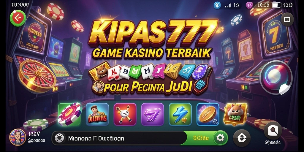 Screenshot gameplay seru dari KIPAS777 yang menunjukkan suasana Kasino.