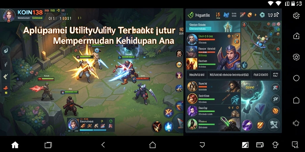 Tampilan pengguna KOIN138 yang intuitif dan mudah dipahami.