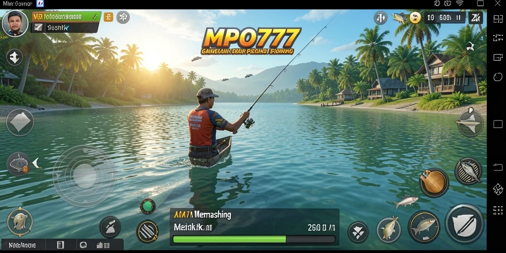 Tampilan gameplay <strong>MPO777</strong> dengan pengalaman memancing yang seru.