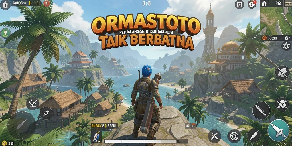Tangkapan layar gameplay Open World ORMASTOTO yang mengesankan.