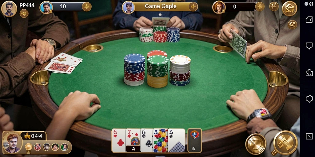 Tampilan menarik dengan gameplay Gaple yang seru.