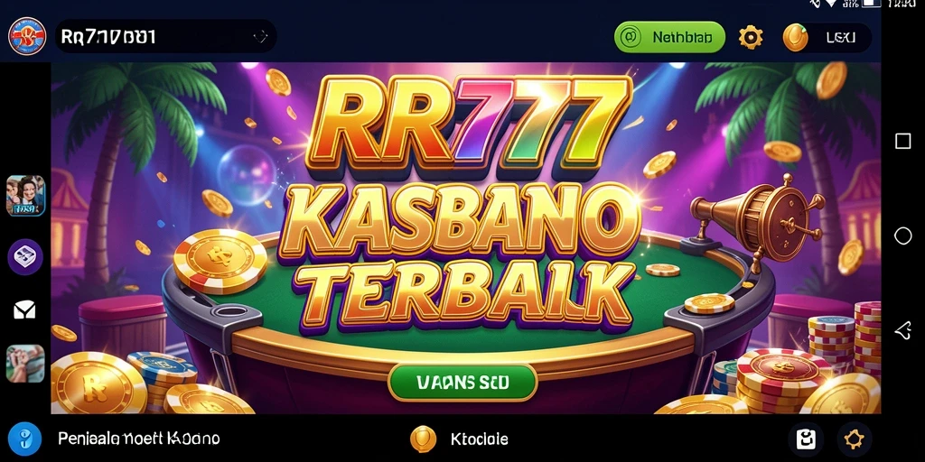 Tampilan gameplay kasino yang mengasyikkan di RR777.
