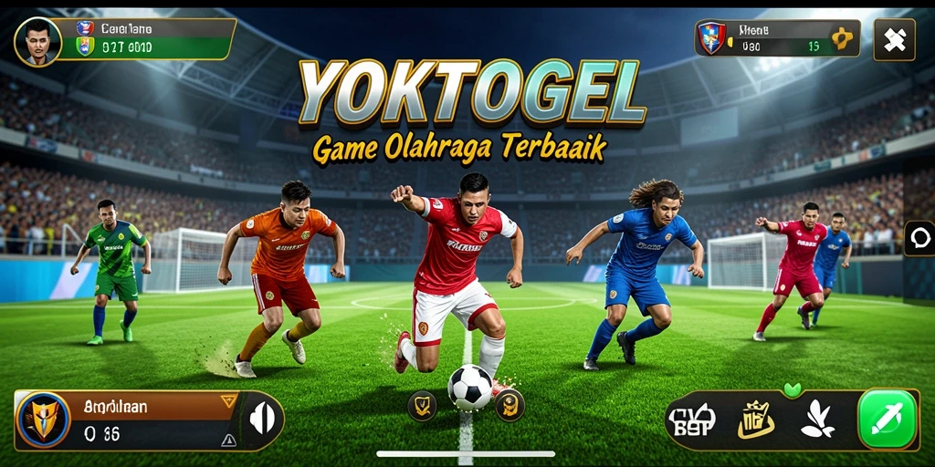 Screenshot gameplay YOKTOGEL yang menunjukkan aksi olahraga yang seru.