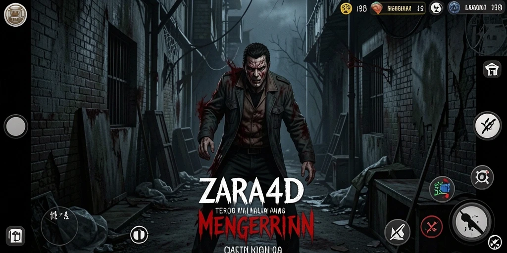 Tangkapan layar menunjukkan pemain menjelajahi lokasi angker di ZARA4D.